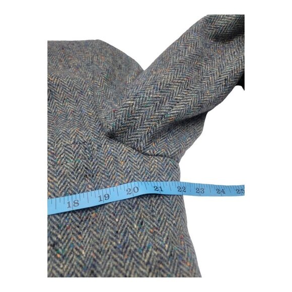 BEN SILVER Jacket Mens 42R Multi TWEED Herringbone Blazer Sport Coat Heavy Wool - Picture 12 of 13